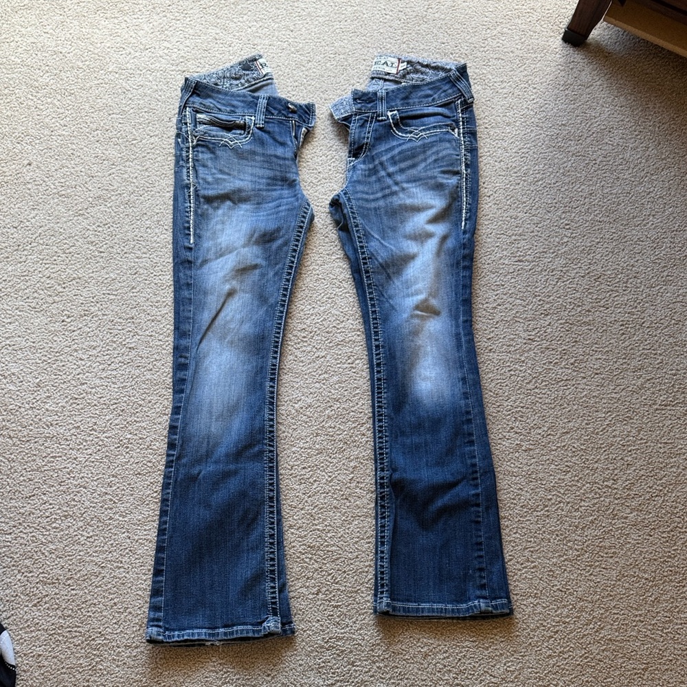 Ariat REAL Women’s 2 pairs of Boot Cut Jeans